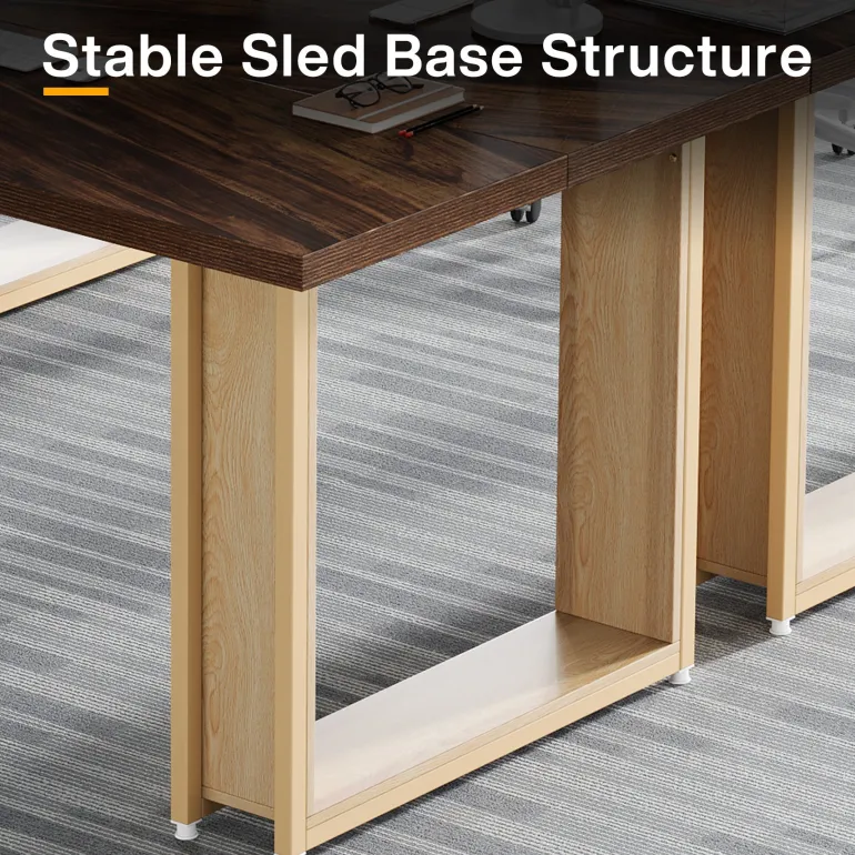 Hot Tribesigns 63-Inch Computer Desk, Rectangular Wood Executive Desk for Home Office