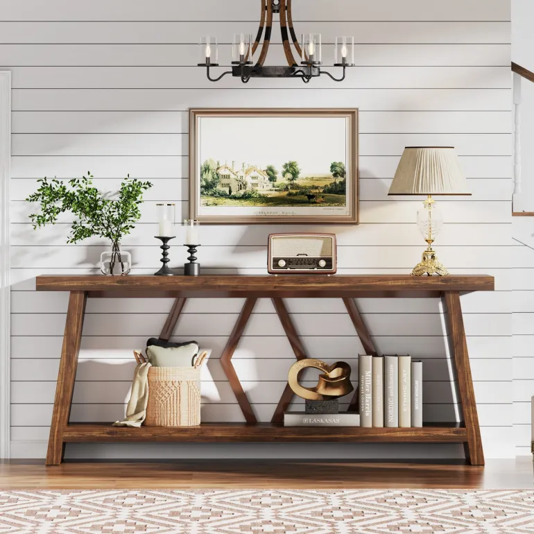 Best Tribesigns 70.9-Inch Console Sofa Table with Storage for Entryway Living Room