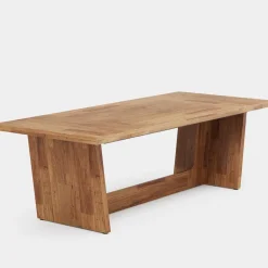 Fashion Tribesigns 70.8-Inch Dining Table, Wood Farmhouse Kitchen Table for 4-6
