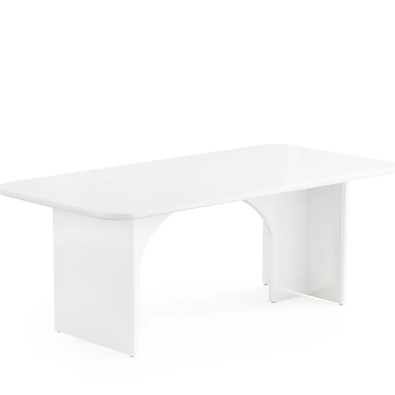 Fashion Tribesigns 63-Inch Executive Desk, Modern Computer Desk with Arch Design Legs