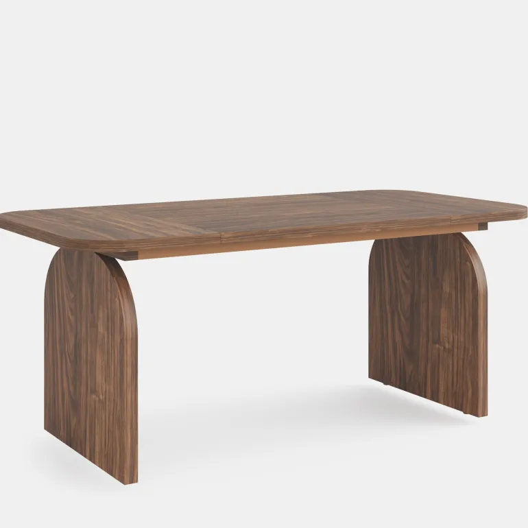 Hot Tribesigns 63-Inch Rectangular Dining Table Thick Laminated Tabletop for 4-6 Person
