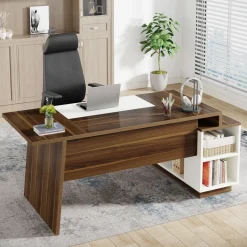 Hot Tribesigns L - Shaped Executive Desk, 70.5