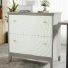 Cheap Tribesigns Lateral File Cabinet, Modern Filing Storage Cabinet with 2 Drawers