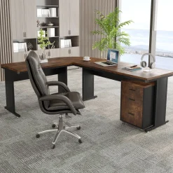 Fashion Tribesigns L-Shaped Desk, 83