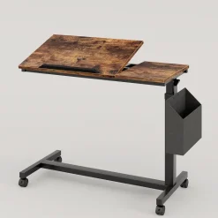 Shop Tribesigns Mobile C Table, Height Adjustable End Table Sofa Snack Table