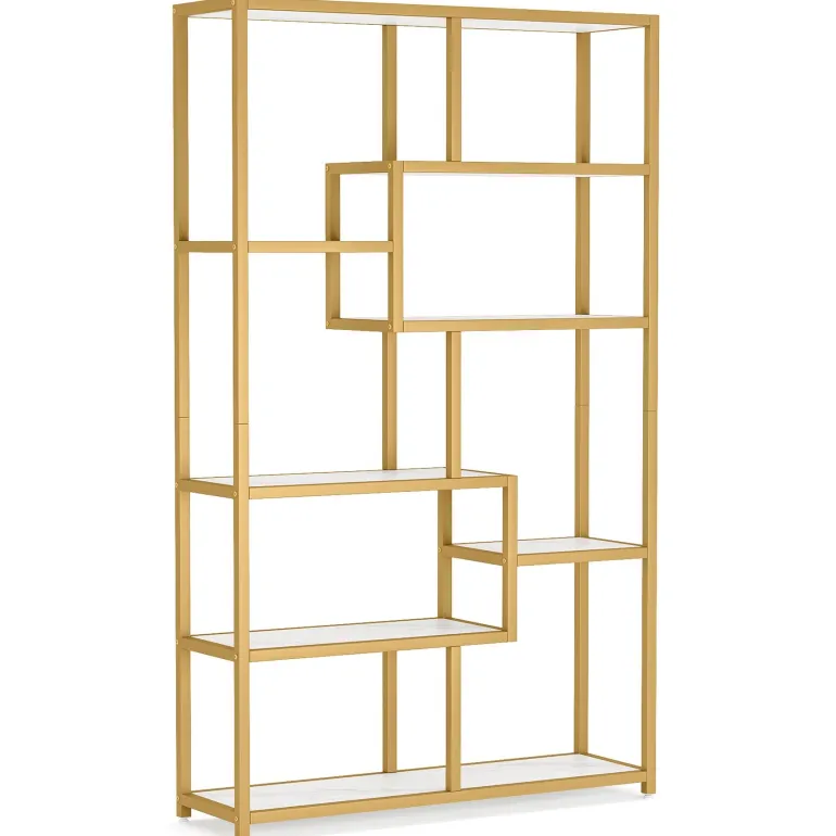 Online Tribesigns Modern Bookshelf, 8 - Open Shelf Etagere Bookcase Storage Organizer