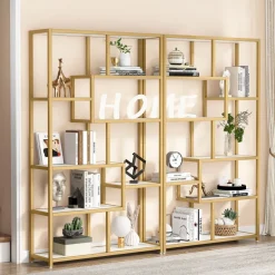 Online Tribesigns Modern Bookshelf, 8 - Open Shelf Etagere Bookcase Storage Organizer