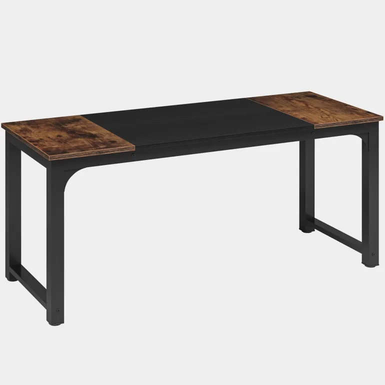 New Tribesigns Modern Computer Desk, Industrial Style Desk Computer Workstation