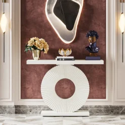 Clearance Tribesigns Modern Console Table 40
