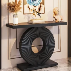 Clearance Tribesigns Modern Console Table 40