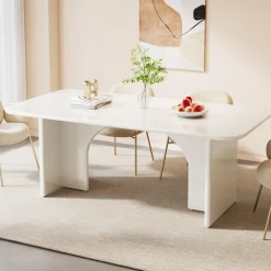 Cheap Tribesigns Modern Dining Table, 63