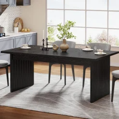 Best Sale Tribesigns Modern Dining Table, 63