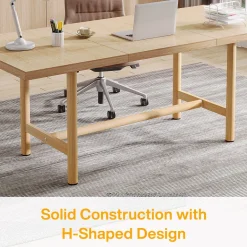 Discount Tribesigns Modern Executive Desk, 63