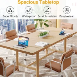 Discount Tribesigns Modern Executive Desk, 63