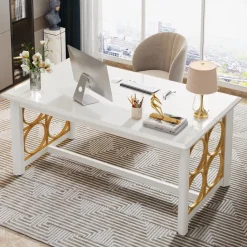 Fashion Tribesigns Modern Executive Desk, 63