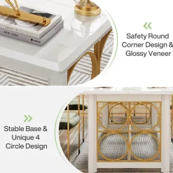 Fashion Tribesigns Modern Executive Desk, 63