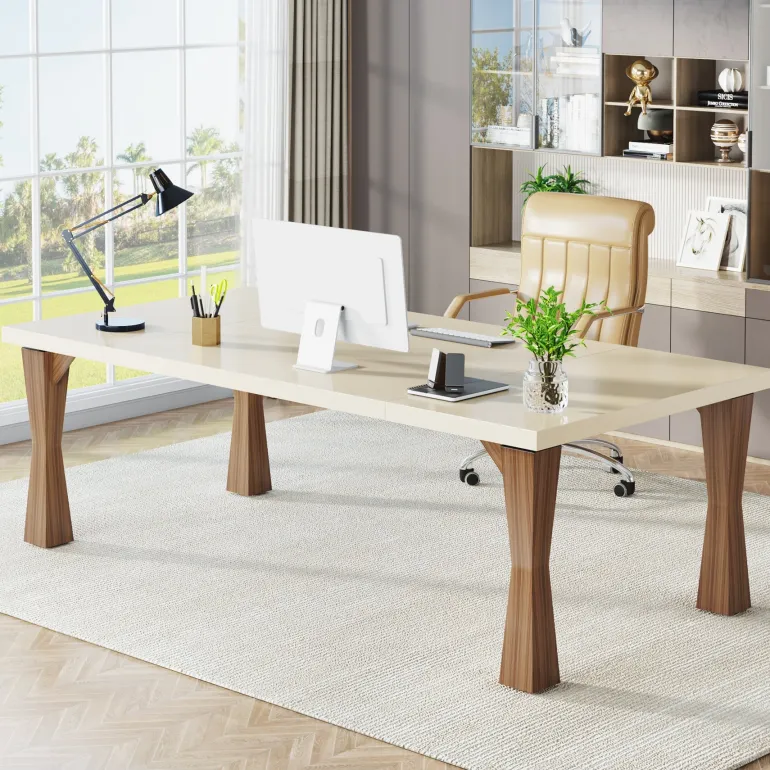 Outlet Tribesigns Modern Executive Desk, 71" Computer Desk Conference Table