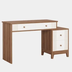Sale Tribesigns Modern Makeup Vanity Dressing Table with 4 Large Drawers(Without Mirror & Stool)