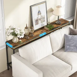 Clearance Tribesigns Narrow Console Table, 70.9
