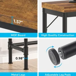 Clearance Tribesigns Narrow Console Table, 70.9