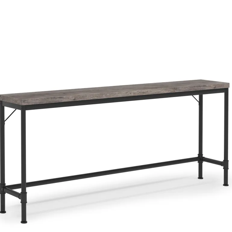 Clearance Tribesigns Narrow Console Table, 70.9" Extra Long Sofa Table Industrial Hallway Table