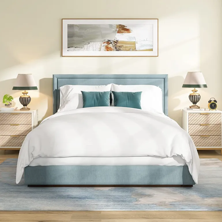 Hot Tribesigns Nightstand, 3 Drawers Bedside End Table for Bedroom
