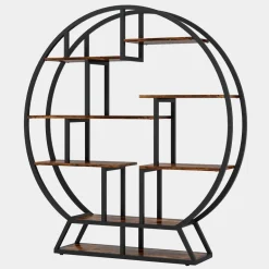 Best Tribesigns Plant Stand, 63" Round Flower Pot Plant Rack with 8 Shelves