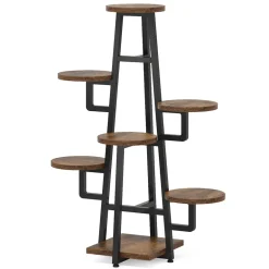 Online Tribesigns Plant Stand, 7 Tier Plant Pots Holder Rack Flower Stand Shelf