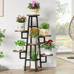 Online Tribesigns Plant Stand, 7 Tier Plant Pots Holder Rack Flower Stand Shelf