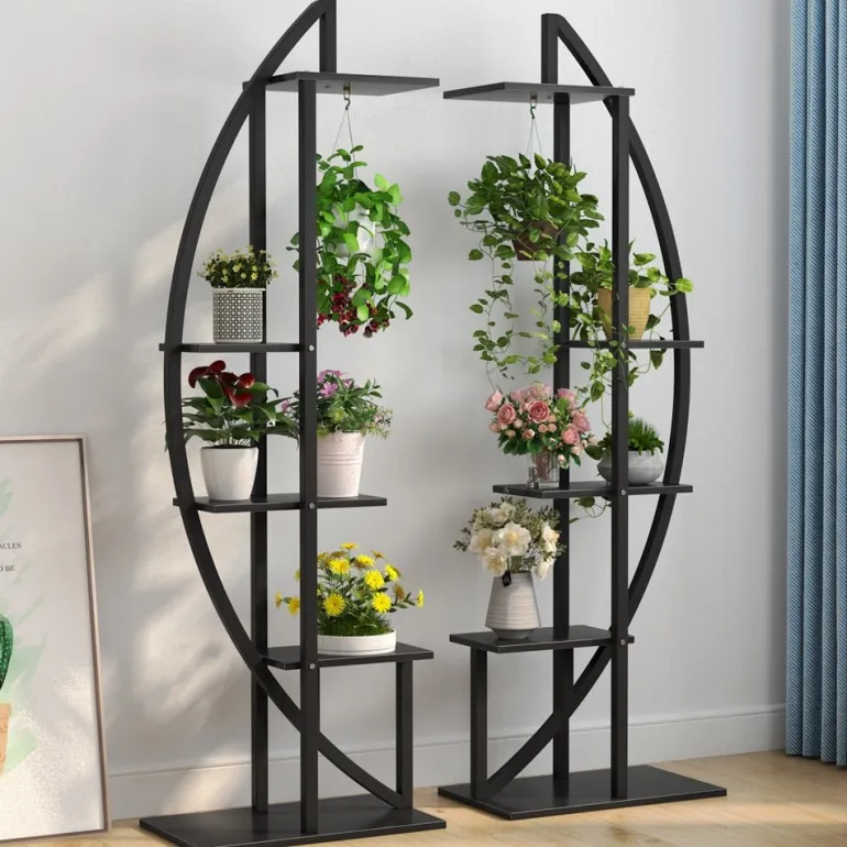 Online Tribesigns Plant Stand, 5-Tier Bonsai Flower Rack Display Shelf Pack of 2