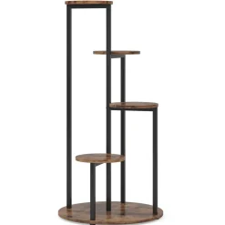 Hot Tribesigns Plant Stand, 4-Tier Plant Shelf Holders Corner Flower Pot Stands