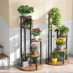 Hot Tribesigns Plant Stand, 4-Tier Plant Shelf Holders Corner Flower Pot Stands