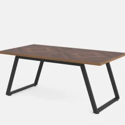 Best Tribesigns Rectangle Dining Table, 63" Farmhouse Kitchen Dinner Table for 6