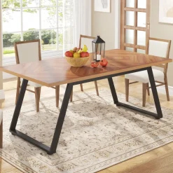 Best Tribesigns Rectangle Dining Table, 63