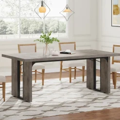 Shop Tribesigns Rectangular Dining Table, 71
