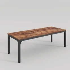 New Tribesigns Rectangular Dining Table, 78 inch Long Kitchen Table for 6-8 People