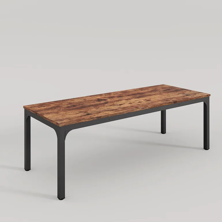New Tribesigns Rectangular Dining Table, 78 inch Long Kitchen Table for 6-8 People