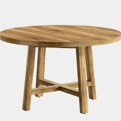 Online Tribesigns Round Conference Table, 47" Meeting Table Business Seminar Table for 4 - 6