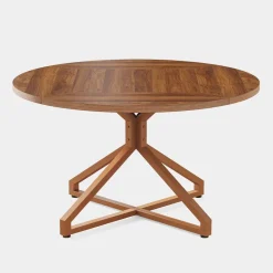 Clearance Tribesigns Round Dining Table, 47" Circle Kitchen Table for 4-6 People