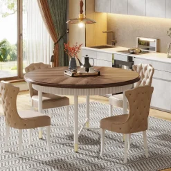 Hot Tribesigns Round Dining Table, 47