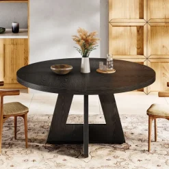 Outlet Tribesigns Round Dining Table for 4, 47