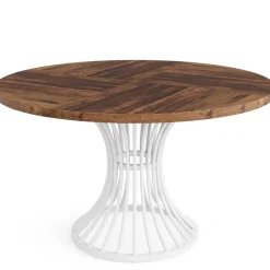 Cheap Tribesigns Round Dining Table for 4-6, 47