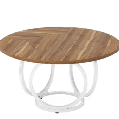 Best Sale Tribesigns Round Dining Table for 4, Modern 47