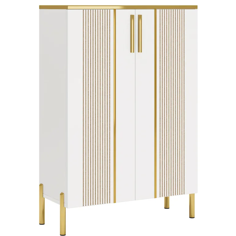 Best Tribesigns Shoe Cabinet , 6-Tier Shoe Storage Organizer with Adjustable Shelves & Doors