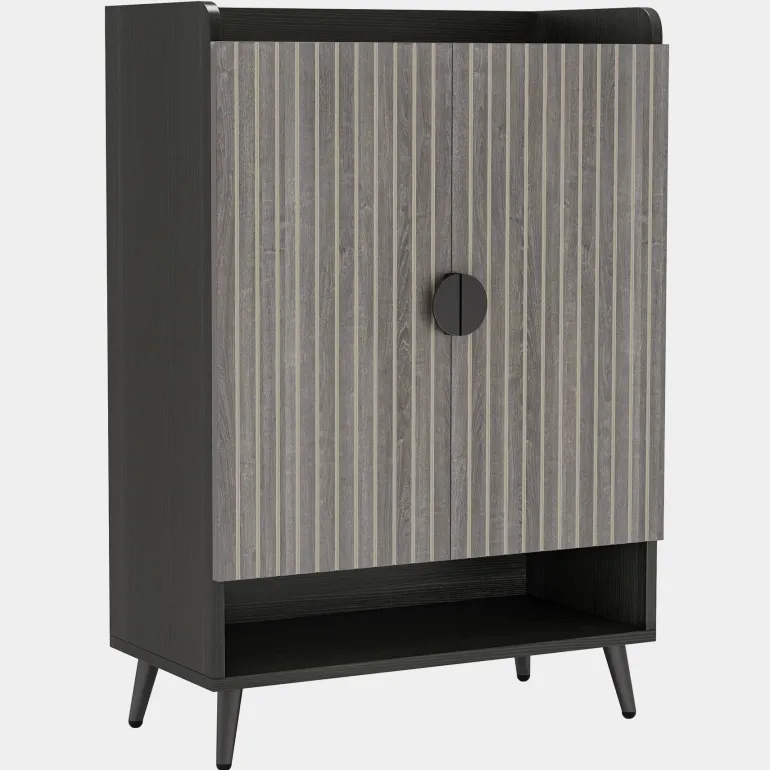 Sale Tribesigns Shoe Cabinet, Shoe Storage Organizer with Adjustable Shelves
