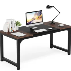 Clearance Tribesigns Simple Conference Table, Rectangular Meeting Table Computer Desk