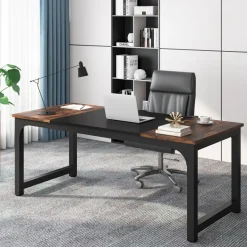 Clearance Tribesigns Simple Conference Table, Rectangular Meeting Table Computer Desk