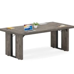 Store Tribesigns Simple Executive Desk, 70.9