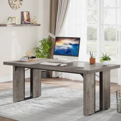Store Tribesigns Simple Executive Desk, 70.9