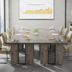 Store Tribesigns Simple Executive Desk, 70.9
